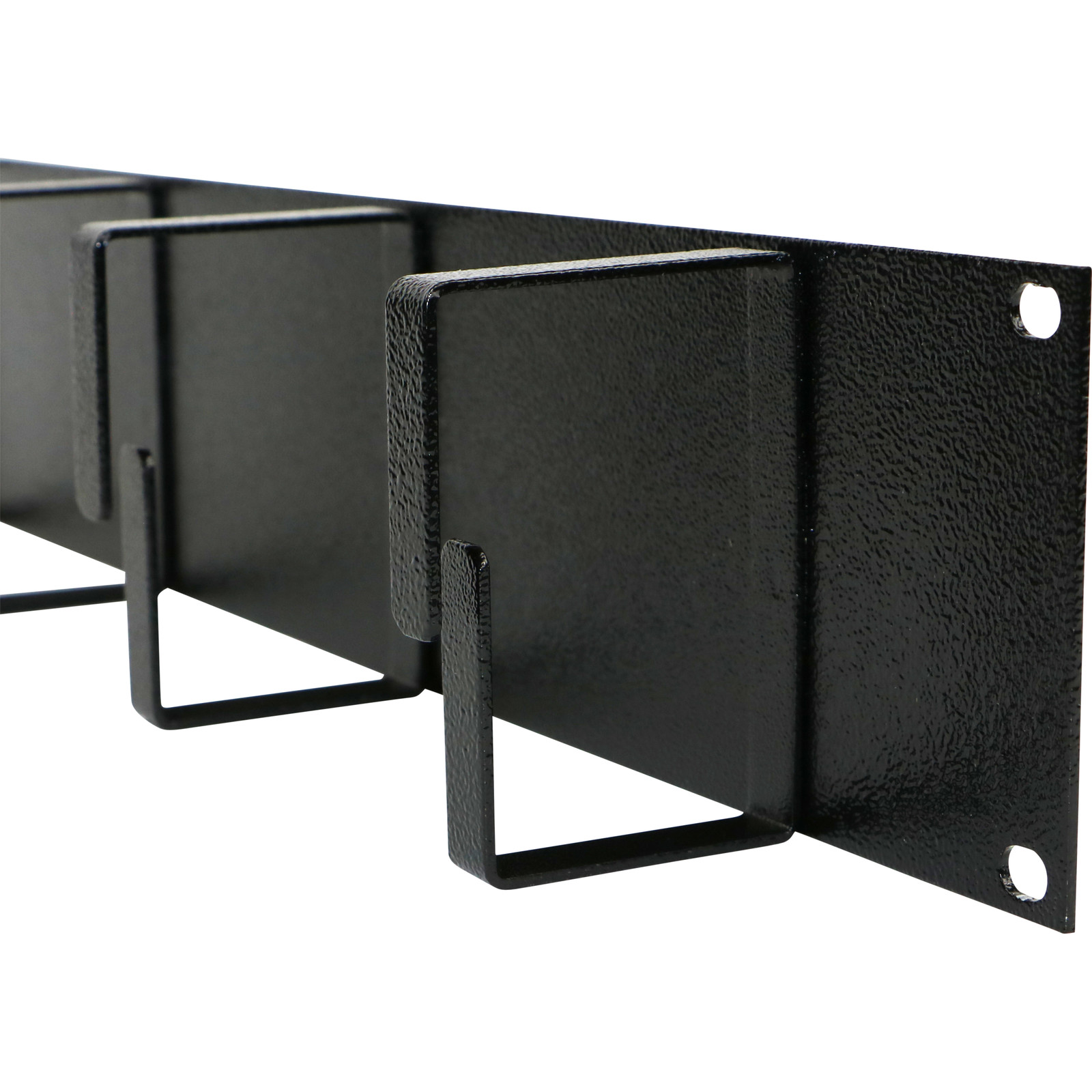 Excel 2U Cable Management Bar Black