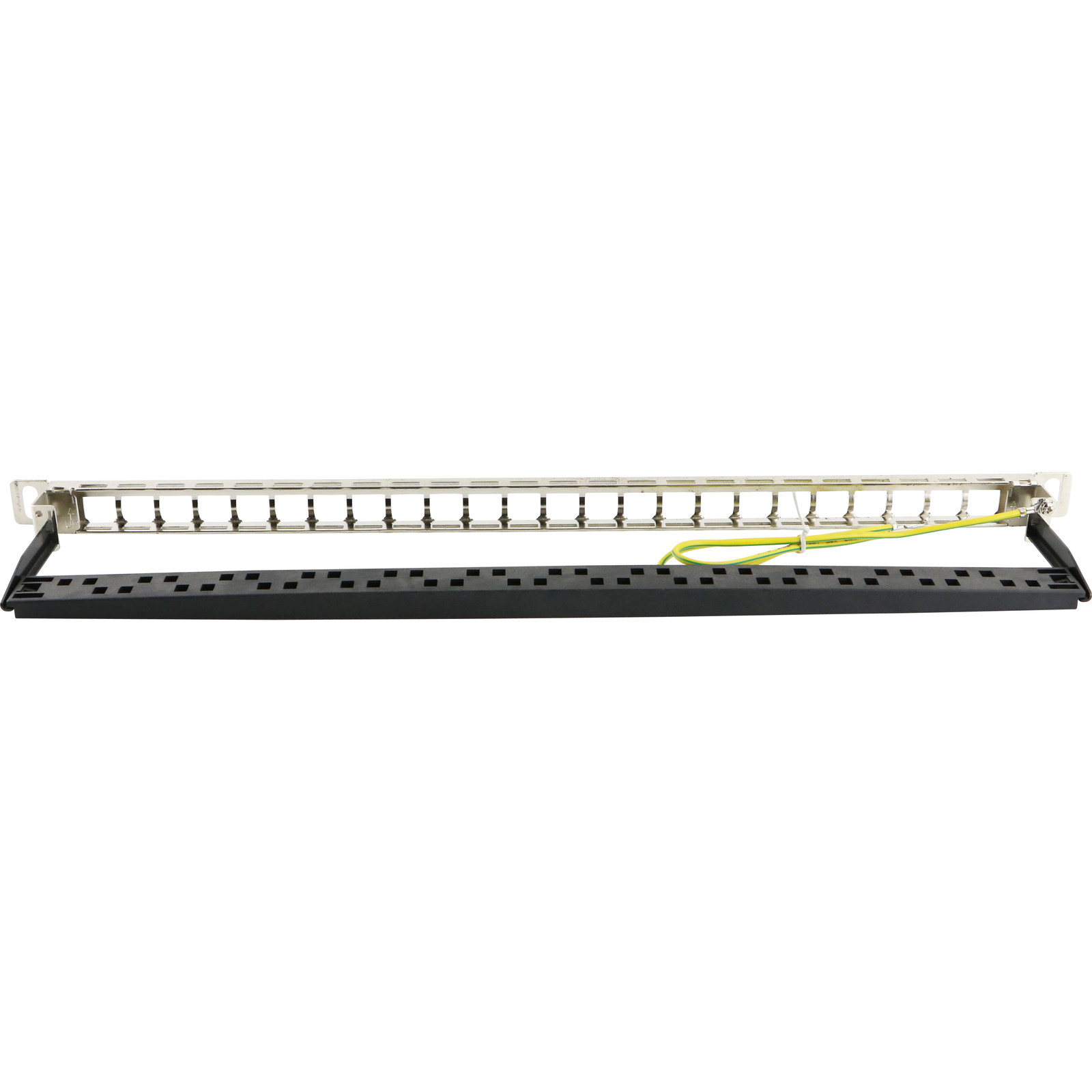 Excel 24-Port Keystone ½U Patch Panel - 0.5U