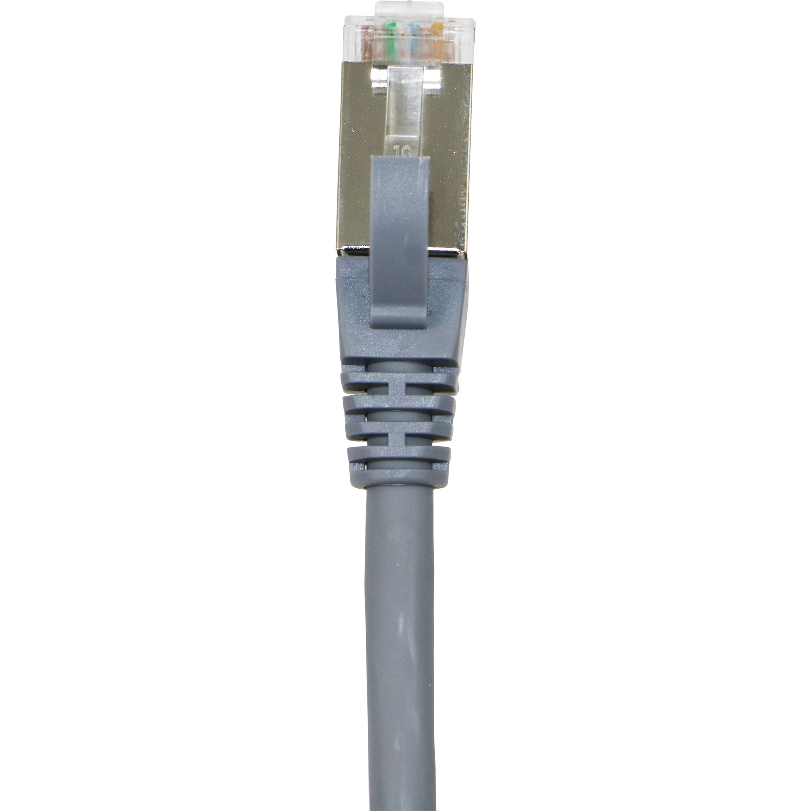 Excel CAT6 10m F/UTP LSZH Patch Lead Grey