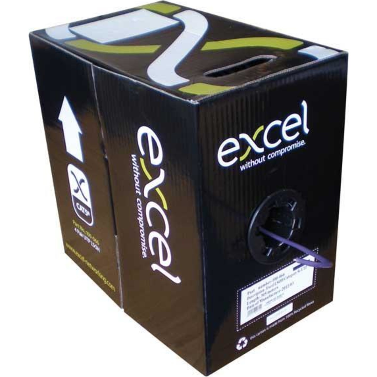 Excel CAT5E UTP 4Pair  Violet  305Mtr Box DCA