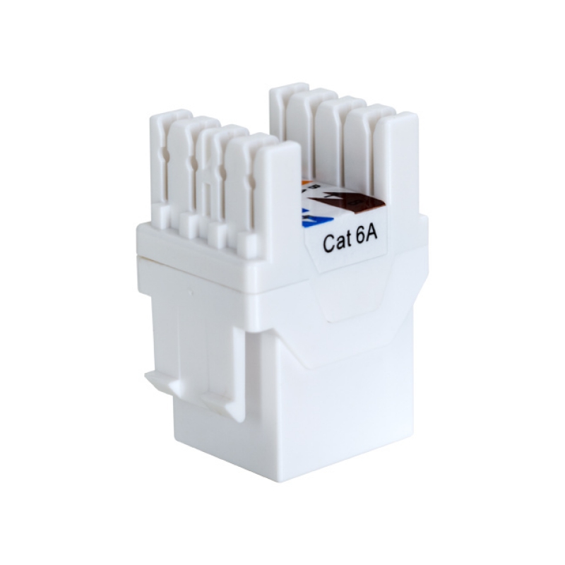 Linkbasic CAT6A UTP Keystone Jack, 180 degree