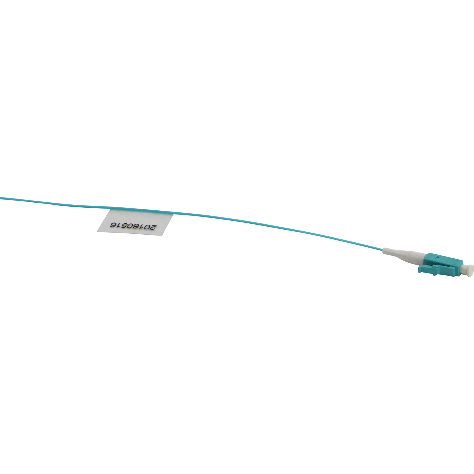 Excel Fibre Pigtail OM3 50/125 LC/UPC Aqua 12-pack - 1MT