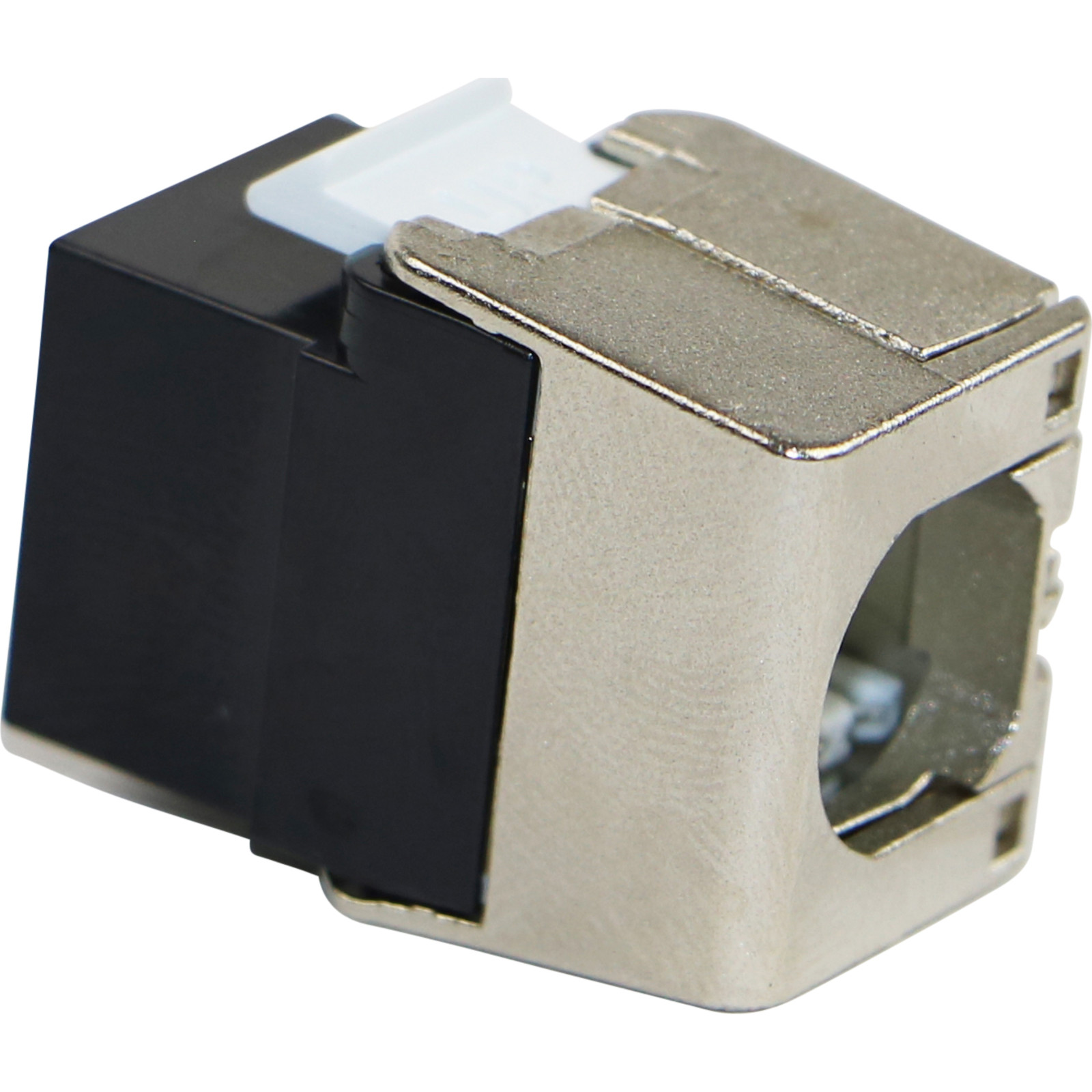 Excel Category 6A UTP Low Profile Keystone Jack Toolless - Black