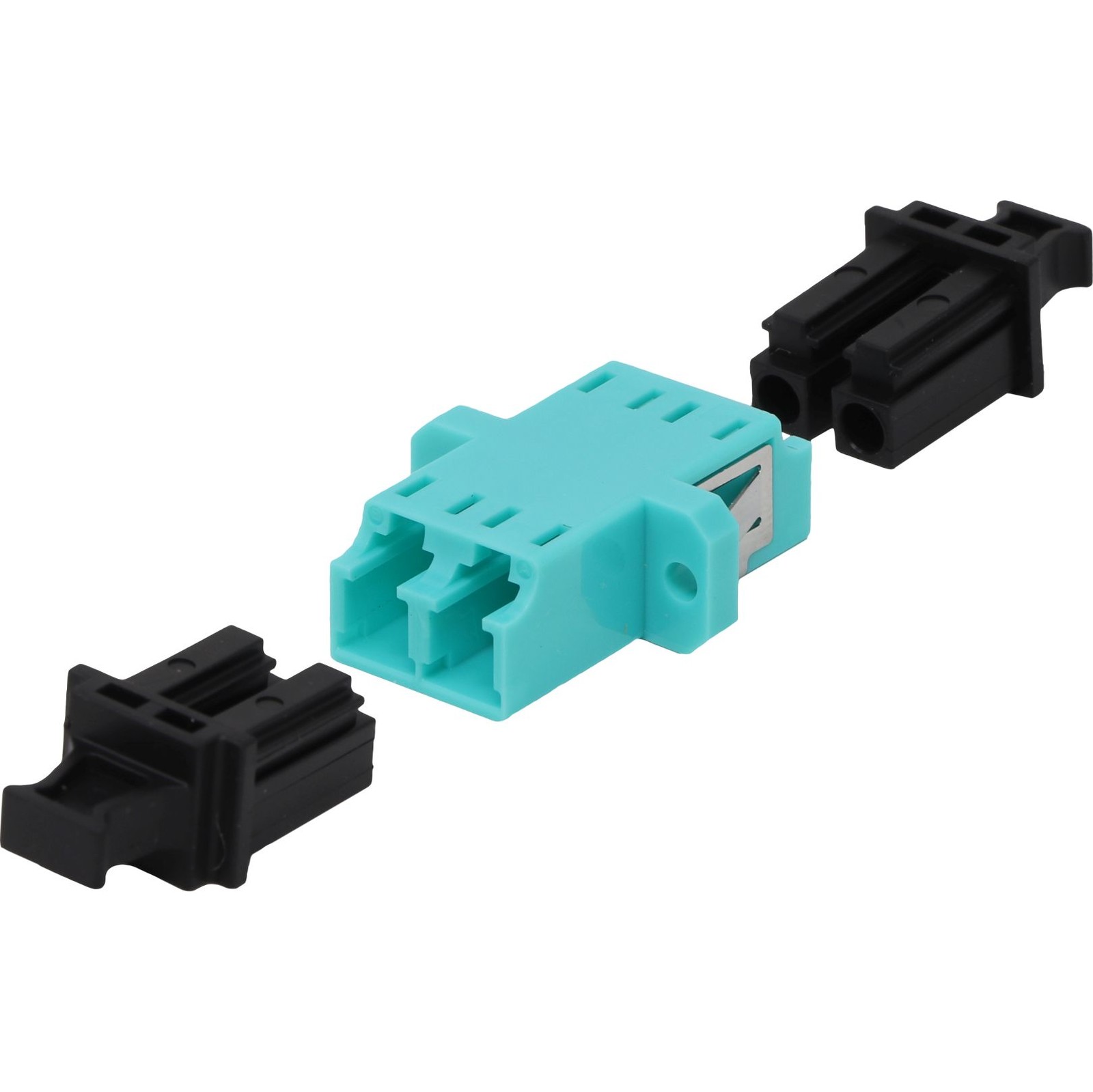 Excel LC Duplex Adaptor Multimode (Aqua)