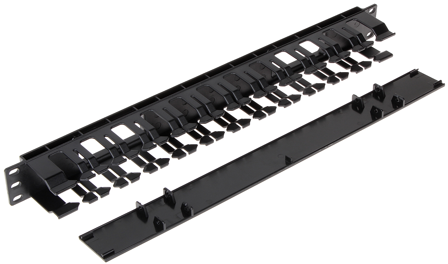 1U Horizontal Cable Management (Plastic Cover)