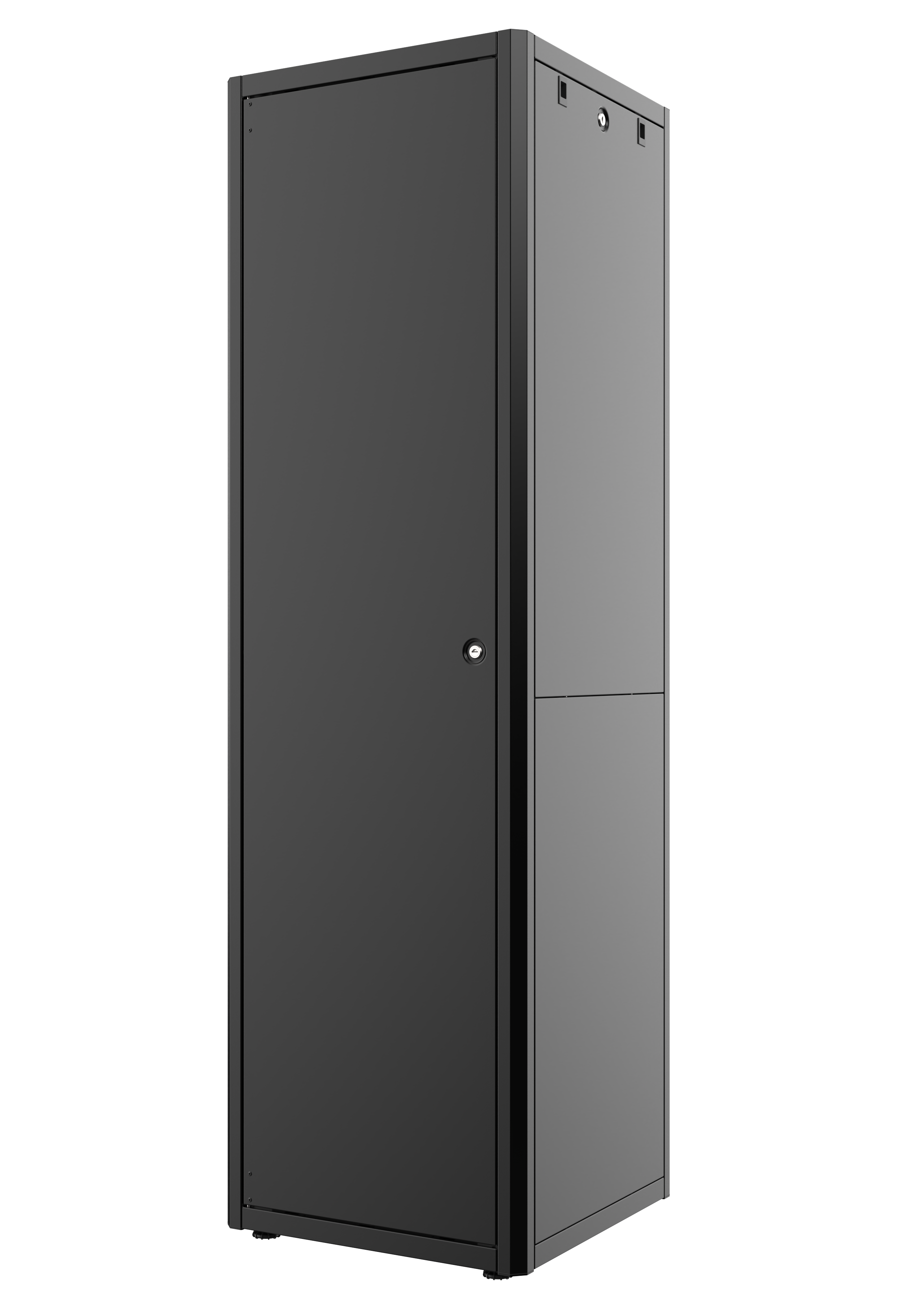 42U, Mirsan GTN Series Cabinet, Width 600mm, Depth 600mm, Ready Assembled, Black