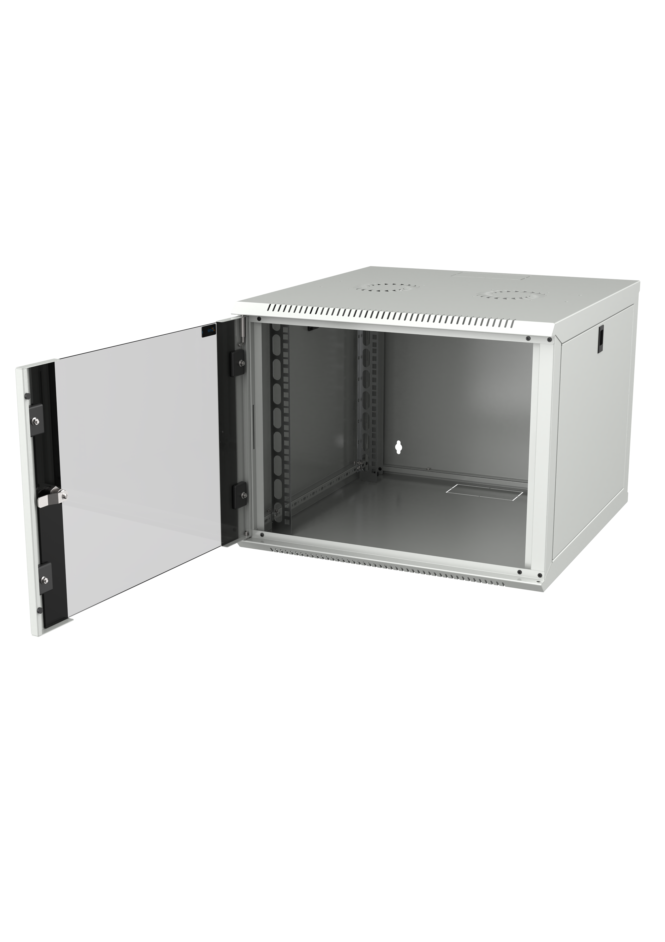 Mirsan 9U COM-BOX WTC Series Wall Mount Cabinet, 600mm Width by 600mm Depth, White [Flat Packed]