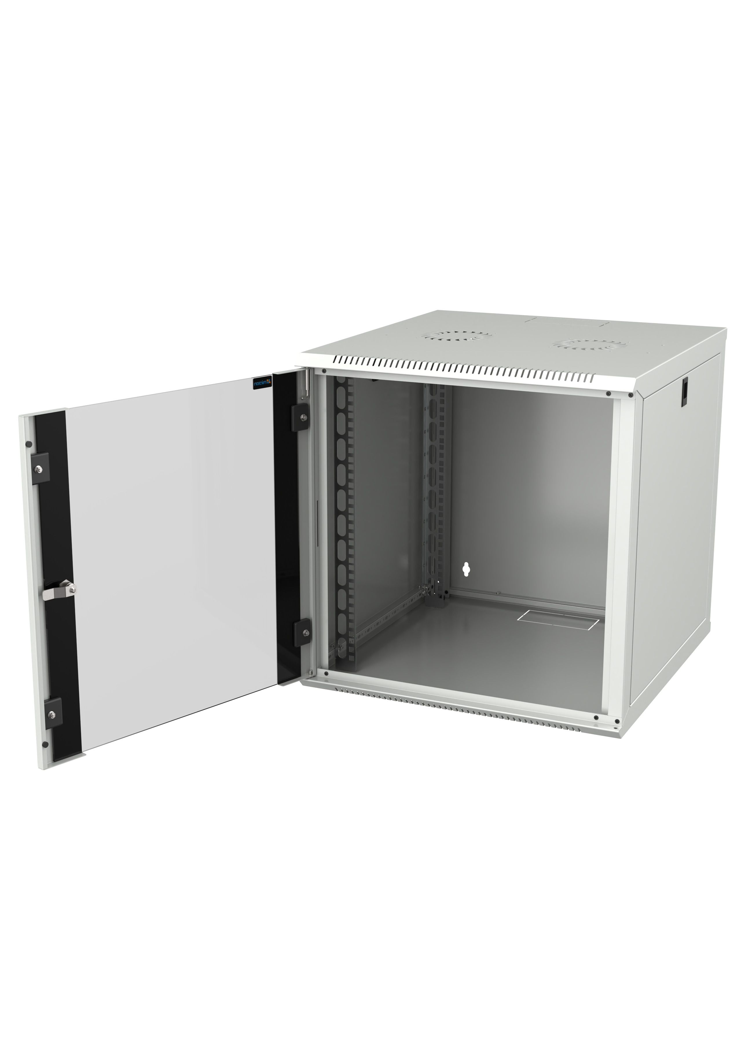 Mirsan 12U COM-BOX WTC Series Wall Mount Cabinet, 600mm Width by 600mm Depth, White [Flat Packed]