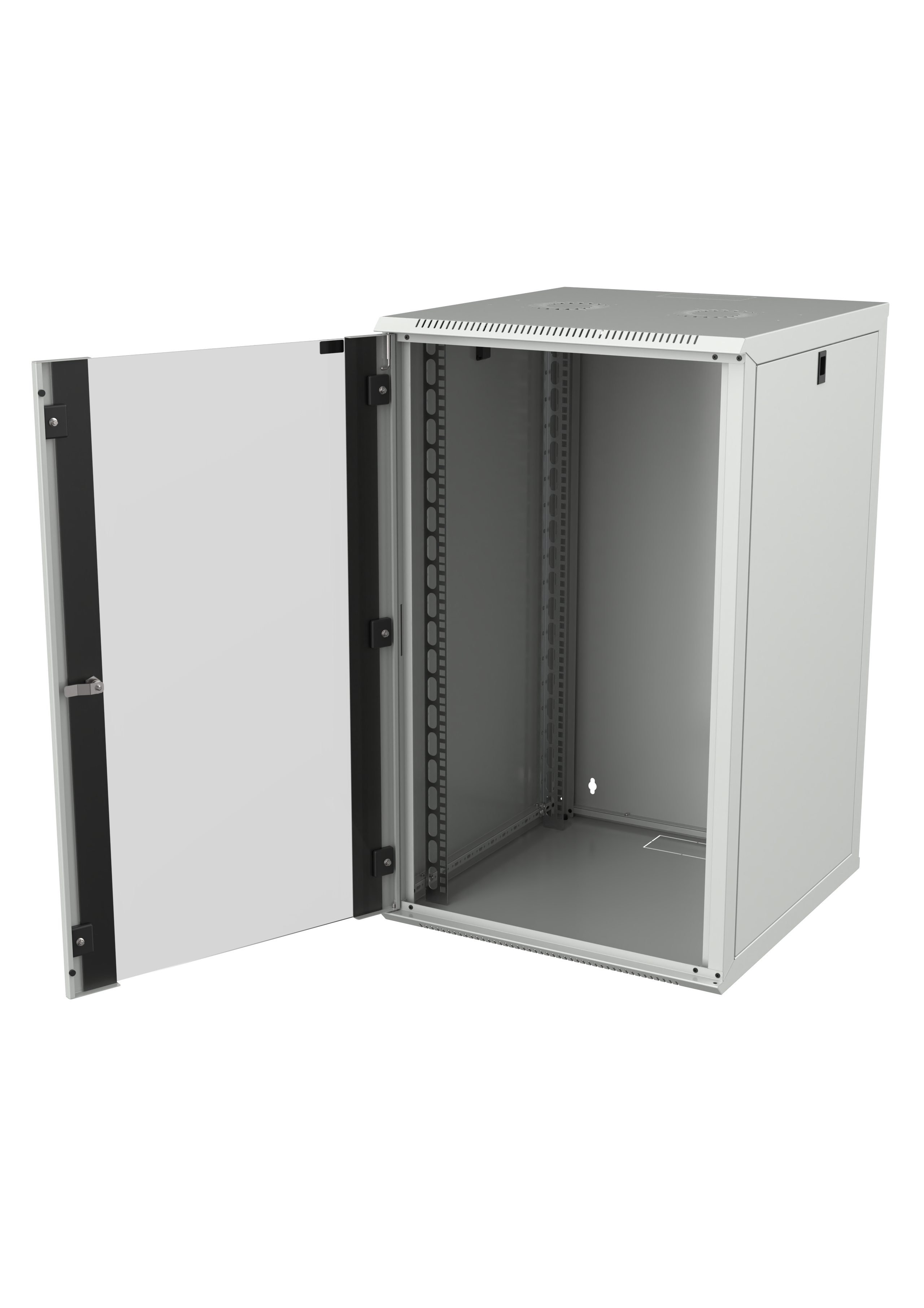 Mirsan 22U COM-BOX WTC Series Wall Mount Cabinet, 600mm Width by 600mm Depth, White [Flat Packed]