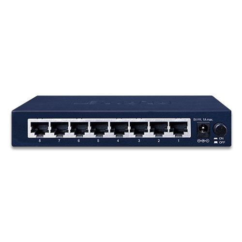 8-Port 10/100/1000BASE-T Gigabit Ethernet Switch