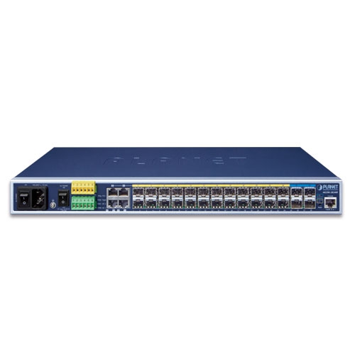 Planet L3 14-Port 100/1G SFP with 4 shared 10/100/1000T + 10-Port 1G/2.5G SFP + 4-Port 10G SFP+ Metro Ethernet Switch