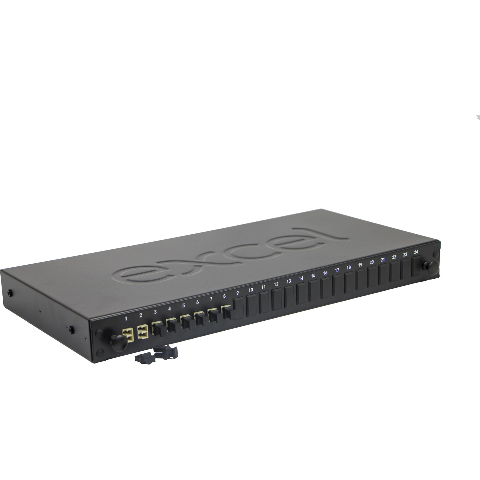 Excel Enbeam 24 Way Multimode Fibre Optic Panel 8 LC Duplex (16 Fibre)