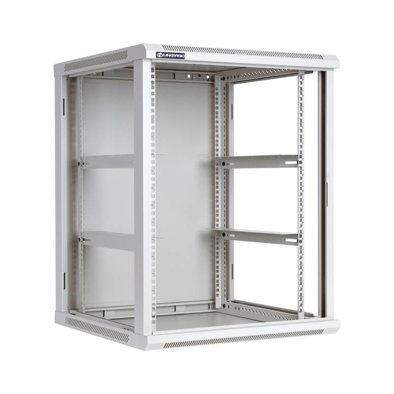 Linkbasic 18U Wall Mount Cabinet, 600mm Width by 600mm Depth, Grey [Flat Packed]