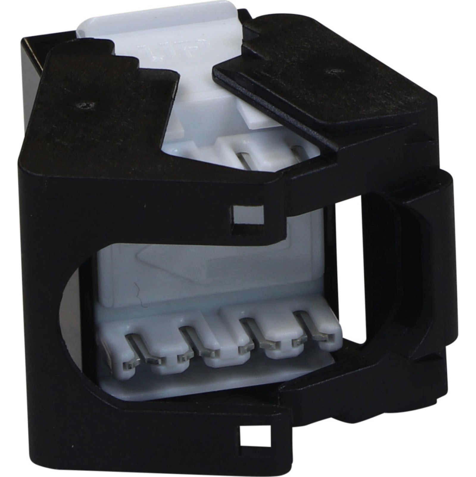 Excel CAT6 Low Profile UTP Toolless Jack-Black