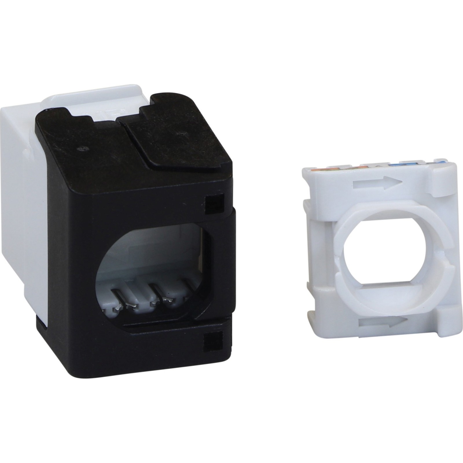 Excel CAT6 Low Profile UTP Toolless Jack-White