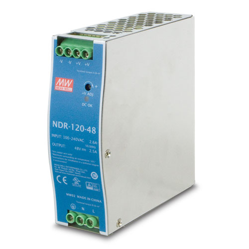 120W 48V DC Single Output Industrial DIN-rail Power Supply