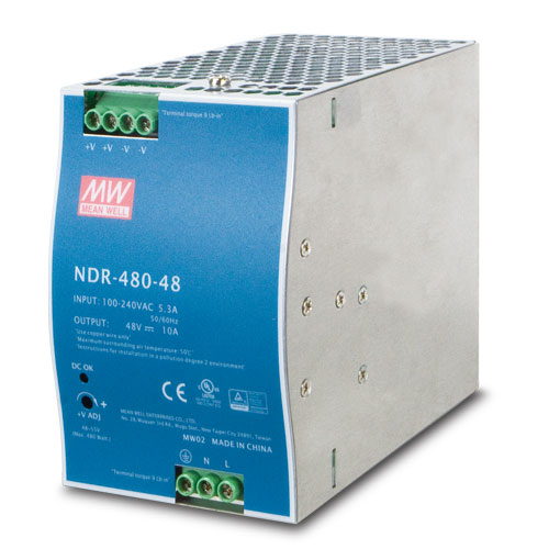 480W 48V DC Single Output Industrial DIN-rail Power Supply