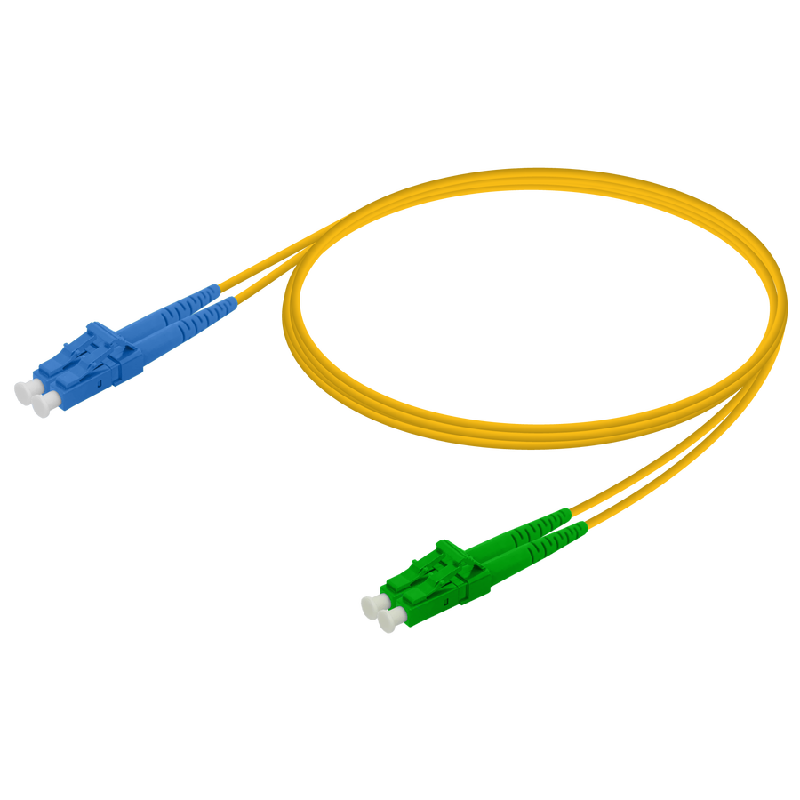 SAMM - LC/UPC-LC/APC OS2 Duplex Patch Cord 1MTR