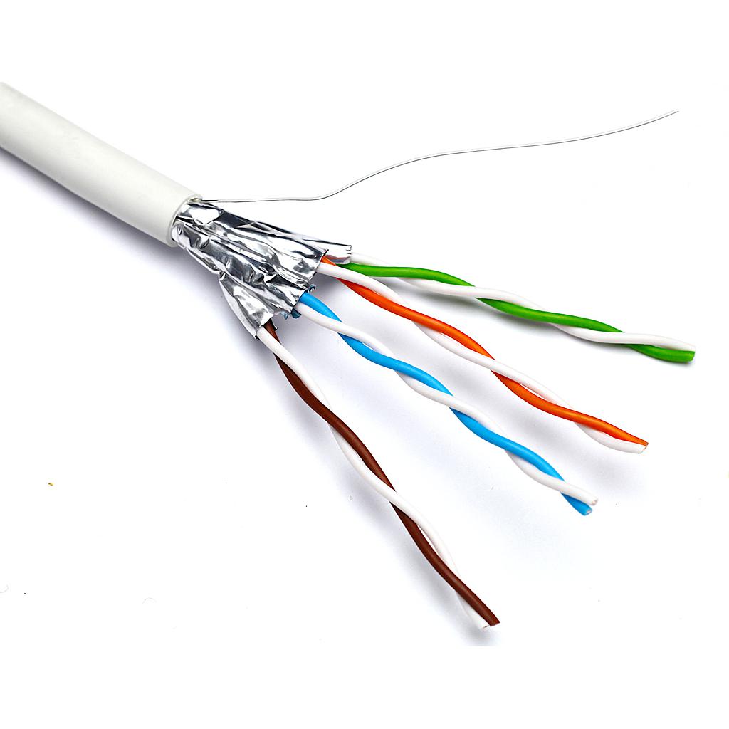 Excel Solid Cat6A Cable U/FTP LSOH CPR Euroclass Dca 305 m Box White
