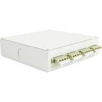 Excel Enbeam LC Patch Box 6 Port Quad (24 Core) 160mm x 160mm x 80mm