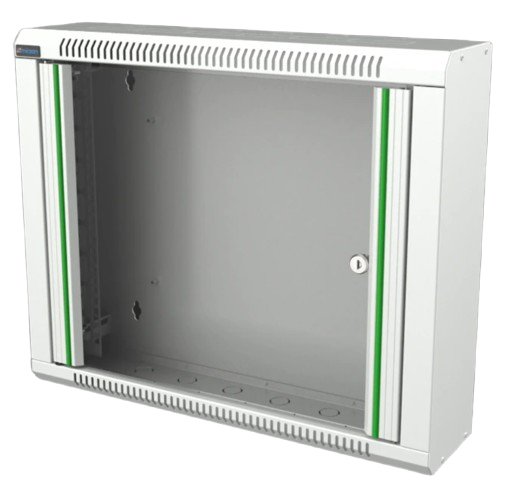 Mirsan 9U W=600MM D=150MM Wall Type Residential Cabinet White [Flat Packed]