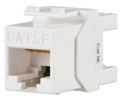 Linkbasic CAT5E UTP Keystone Jack, 180 degree