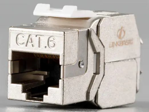 Linkbasic CAT6 Shielded Keystone Jack, 180 degree