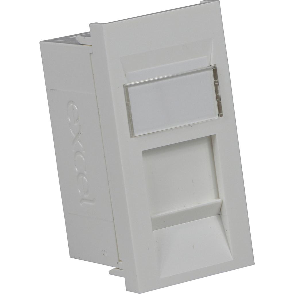 Excel CAT6 UTP RJ45 White Module