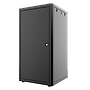 22U, Mirsan GTN Series Cabinet, Width 600mm, Depth 600mm, Ready Assembled, Black