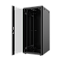 24U, Mirsan GTN Series Cabinet, Width 600mm, Depth 800mm, Ready Assembled, Black