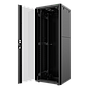 32U, Mirsan GTN Series Cabinet, Width 600mm, Depth 600mm, Ready Assembled, Black