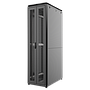 42U, Mirsan GTN Series Cabinet, Width 600mm, Depth 1000mm, Ready Assembled, Black [Front & Rear 63% Perforated Doors Free Standing Cabinet]