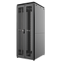 42U, Mirsan GTV Series Cabinet, Width 800mm, Depth 1000mm, Ready Assembled, Black [Front Single & Rear Double Open 63% Perforated Free Standing Cabinet]