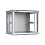 9U Wall Mount Cabinet, 600mm Width by 450mm Depth, Grey [Flat Packed]