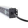 Excel 12 Way Vert PDU 12x UK Socket 16A IEC 60309 Plug Switched
