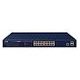 16-Port 10/100/1000T 802.3at PoE + 2-Port 100/1000X SFP Managed Switch