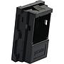 Excel 6C Flat Shutter For Keystone Jack - Black