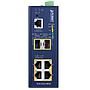 Industrial L2+ 4-Port 10/100/1000T 802.3at PoE + 2-Port 1G/2.5G SFP Managed Ethernet Switch
