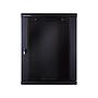 Linkbasic 15U Wall Mount Cabinet, 600mm Width by 600mm Depth, Black [Flat Packed]