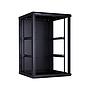 Linkbasic 18U Wall Mount Cabinet, 600mm Width by 600mm Depth, Black [Flat Packed]