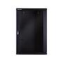 Linkbasic 18U Wall Mount Cabinet, 600mm Width by 600mm Depth, Black [Flat Packed]