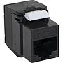 Excel CAT5E UTP Unscreened Low Profile Keystone Jack Toolless Black