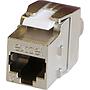 Excel CAT6 FTP Screened Keystone Jack Toolless Silver