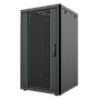 20U, Mirsan GTN Series Cabinet, Width 600mm, Depth 600mm, Ready Assembled, Black