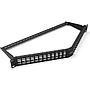 Excel Unloaded 48 Port Keystone V Patch Panel Frame UTP 1U Black