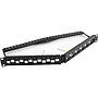 Excel Unloaded 24 Port Keystone V Patch Panel Frame 1U Black
