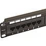Excel CAT6 24 Port 1U Patch Panel Black