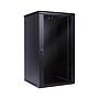 Linkbasic 22U Wall Mount Cabinet, 600mm Width by 600mm Depth, Black [Flat Packed]