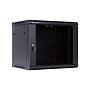 Linkbasic 9U Wall Mount Cabinet, 600mm Width by 450mm Depth, Black [Flat Packed]
